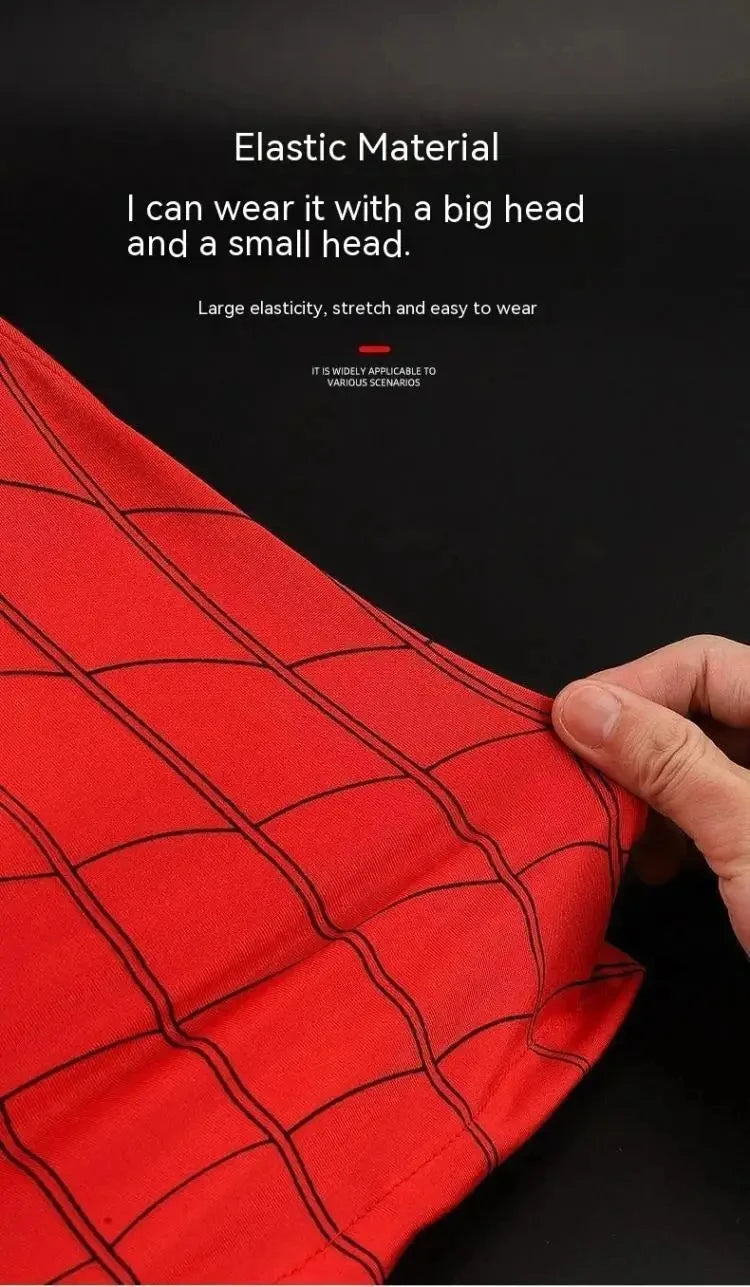 Spider-Man Cosplay Mask – Automatic Blinking Eyes, Halloween Costume Helmet