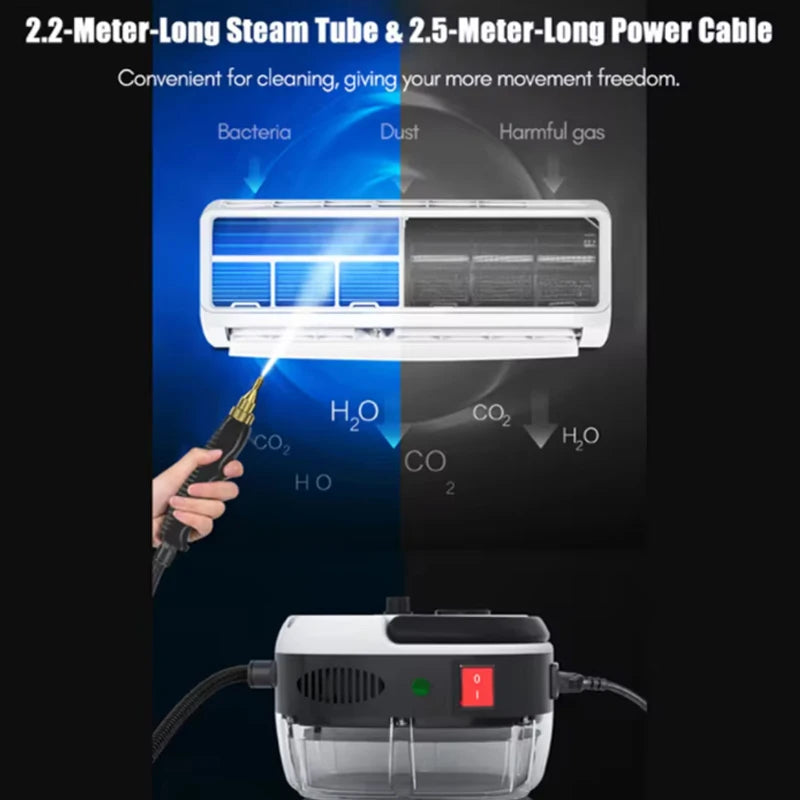 High-temperature steam cleaner, jet cleaner, kitchen range hood, EU Plug 1500W 220V,US Plug 2500W 110V.Car washer